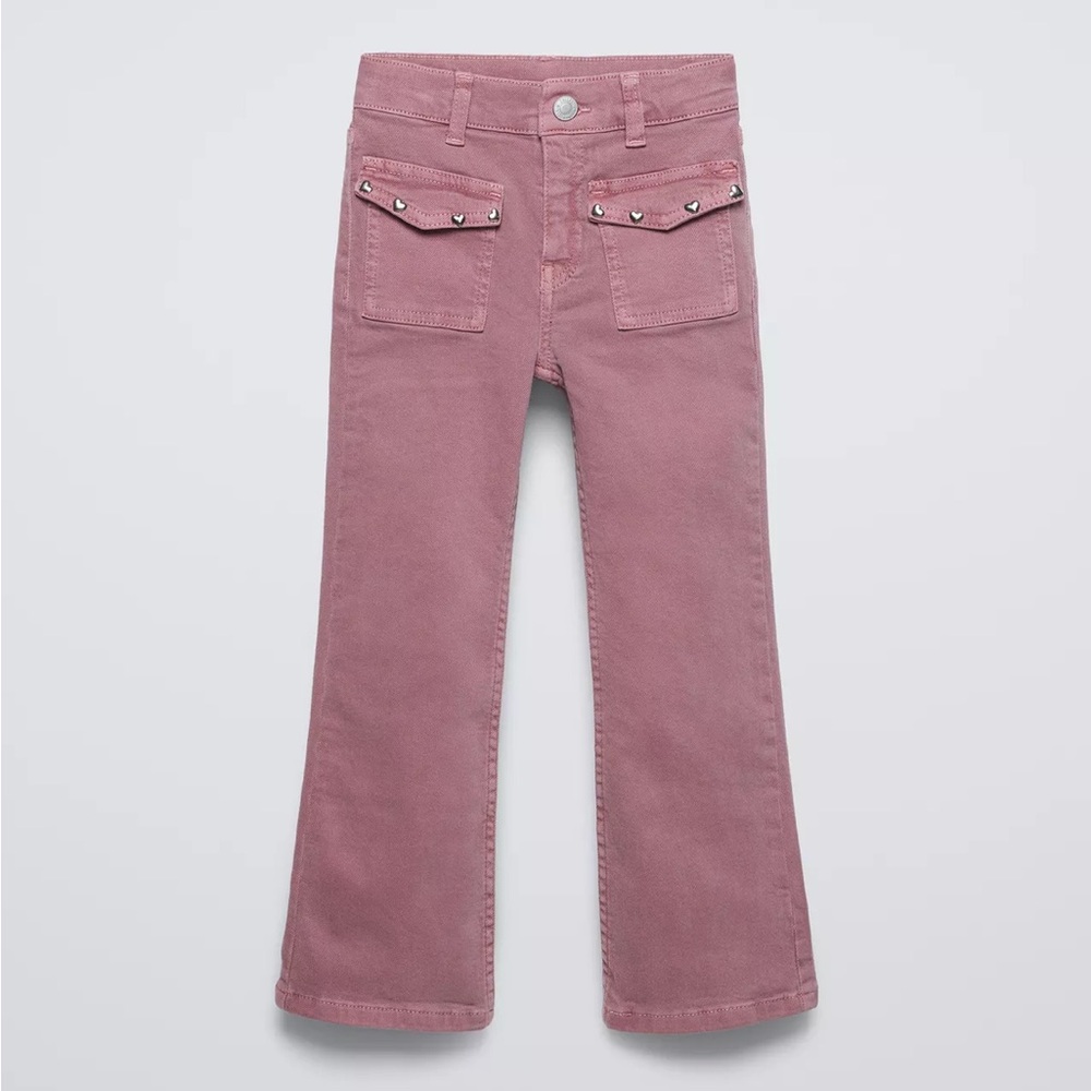 Zara Kids Bootcut Jeans with studs
